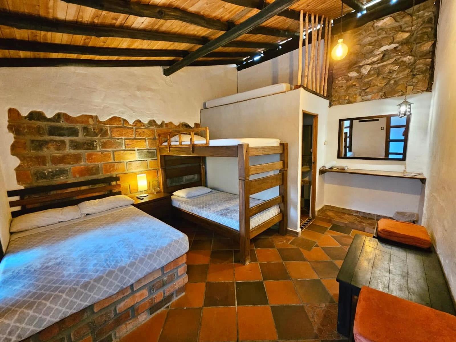 Cabanas Y Hostal Bonanza Mesa De Los Santos Los Santos  Ngoại thất bức ảnh
